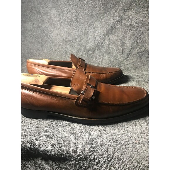 Brown Buckle Loafers - Tod's - Made in Italy 10 1/2 - Good Condition $500 New - Picture 2 of 5